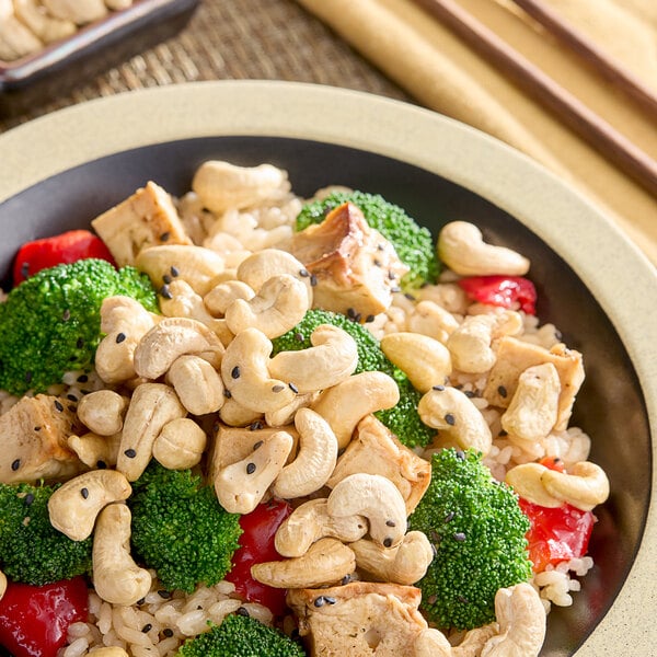Medium Raw Cashews 25 lb.
