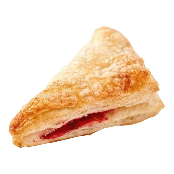 Pillsbury Ready-to-Bake Sugared Raspberry Turnover Dough 3.7 oz. - 60/Case