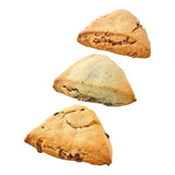 Pillsbury Place & Bake Preformed Sweet Scone Dough Variety Pack 3.75 oz. - 96/Case