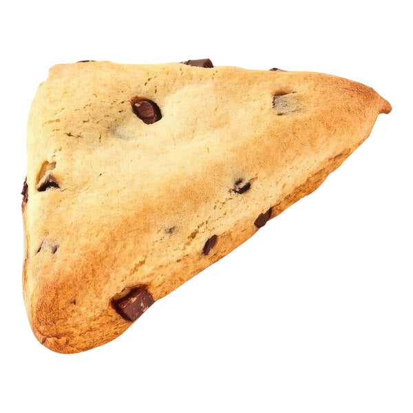 Pillsbury Place & Bake Preformed Chocolate Chip Scone Dough 3.75 oz. - 96/Case