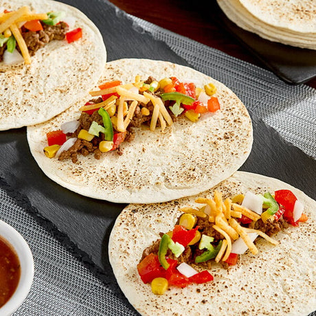 El Mejor Tortillas Restaurant-Style Flour Tortillas 6" - 288/Case