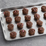 Otis Spunkmeyer Sweet Discovery Chocolate with Pink Chocolate Candy Gems Cookie Dough 1.33 oz. - 240/Case