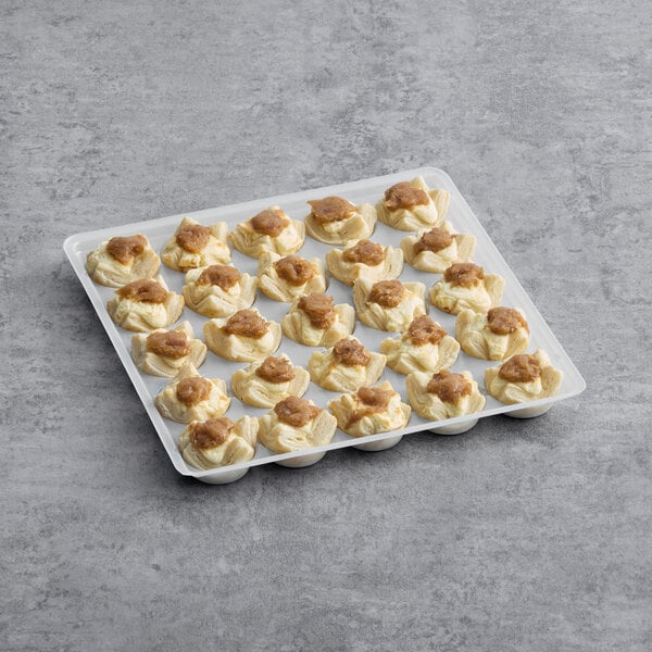 Simply Cuisine Caramelized Onion and Feta Cheese Tart 0.75 oz. - 100/Case