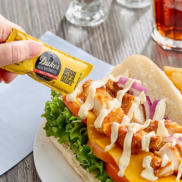 Duke's Real Mayonnaise Packet 12 Grams (0.42 oz.) - 200/Case
