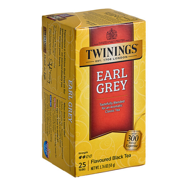 Twinings Earl Grey Tea Bags - 25/Box