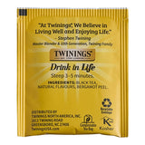 Twinings Earl Grey Tea Bags - 25/Box