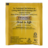 Twinings Earl Grey Tea Bags - 150/Case