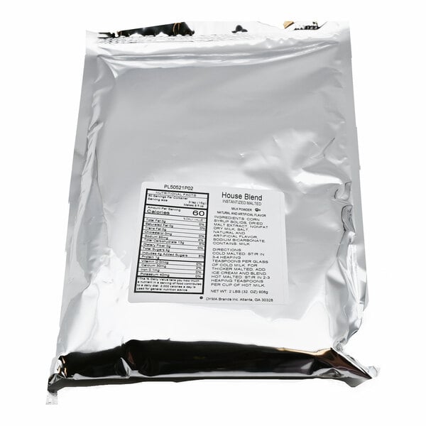 Malted Milk Powder 2 lb. Bag - 12/Case