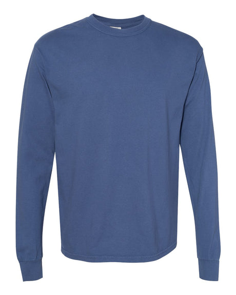 Comfort Colors® Garments Dyed Heavyweight Crewneck Long Sleeve T-Shirt