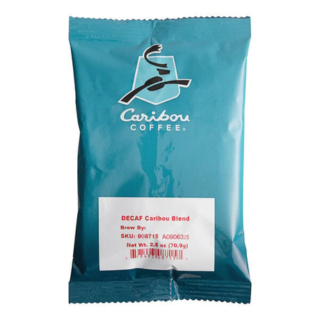 Caribou Coffee 2.5 oz. Caribou Blend Decaf Coffee Packet - 18/Case