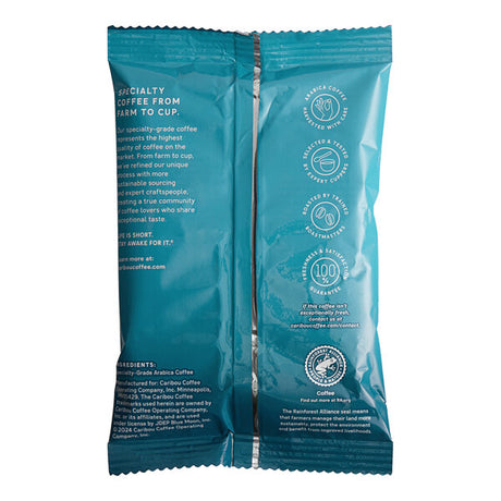 Caribou Coffee 2.5 oz. Caribou Blend Decaf Coffee Packet - 18/Case