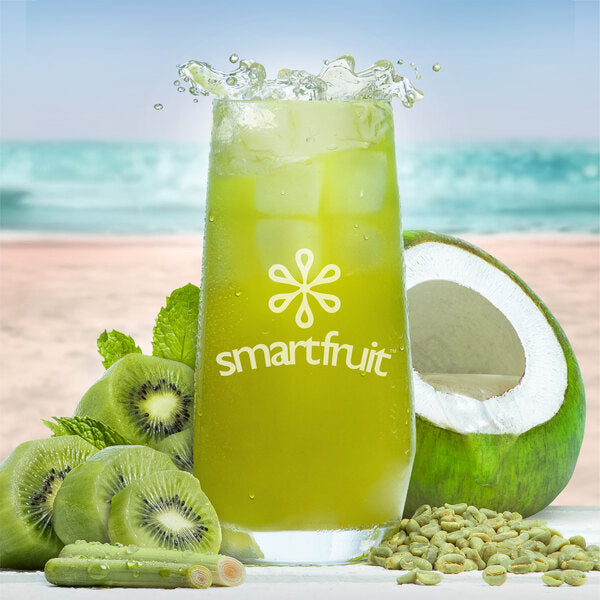 Smartfruit Restore Kiwi / Mint / Lemongrass Refresher Beverage 1:1 Concentrate 48 fl. oz. - 6/Case