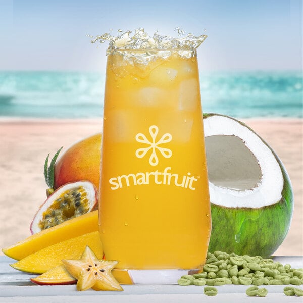 Smartfruit Revive Star Fruit / Passion Fruit / Mango Refresher Beverage 1:1 Concentrate 48 fl. oz. - 6/Case