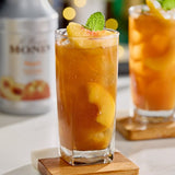 Monin Peach Fruit Puree 1 Liter - 4/Case