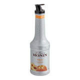 Monin Peach Fruit Puree 1 Liter - 4/Case