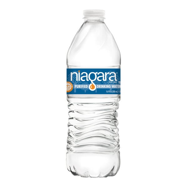 16.9 fl. oz. Purified Bottled Water - 24/Case