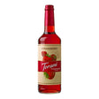 Torani Puremade Strawberry Flavoring Syrup 750 mL Glass Bottle - 4/Case