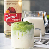 Torani Puremade Passion Fruit Flavoring Syrup 750 mL Glass Bottle - 4/Case