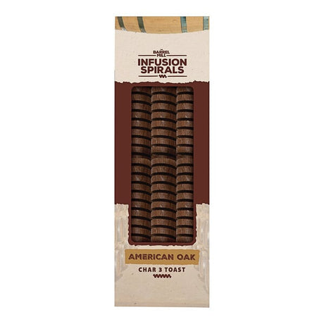 The Barrel Mill 9" American Oak Char 3 Toast Infusion Spiral - 6/Pack