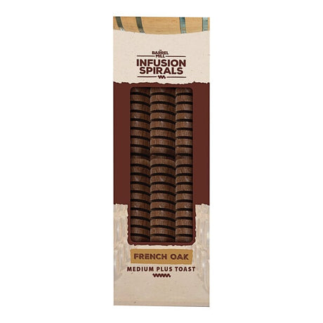 The Barrel Mill 9" French Oak Medium Plus Toast Infusion Spiral - 6/Pack