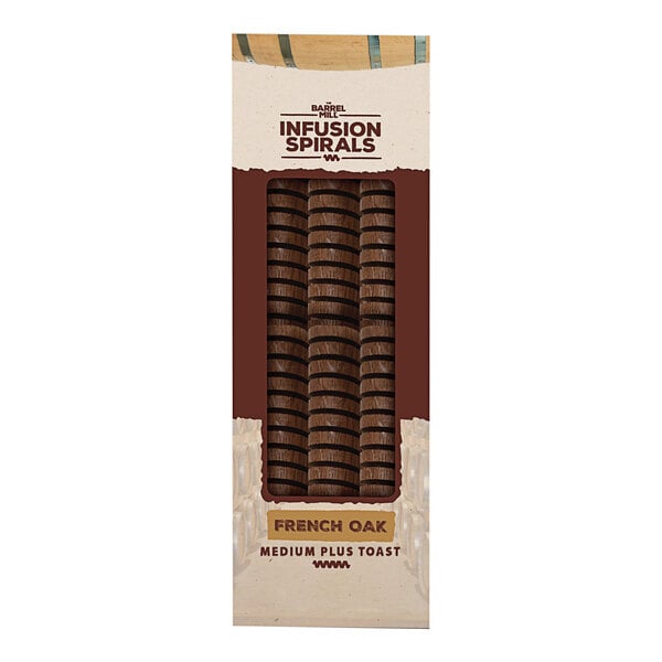 The Barrel Mill 9" French Oak Medium Plus Toast Infusion Spiral - 6/Pack