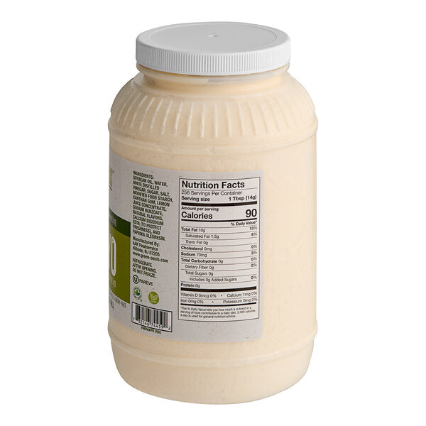 Green Oasis Vegan Mayonnaise 1 Gallon