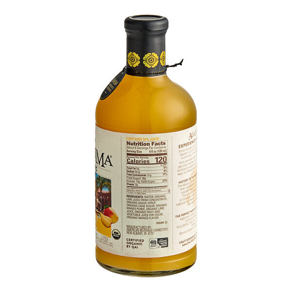 Agalima 1 Liter Organic Mango Margarita Mix