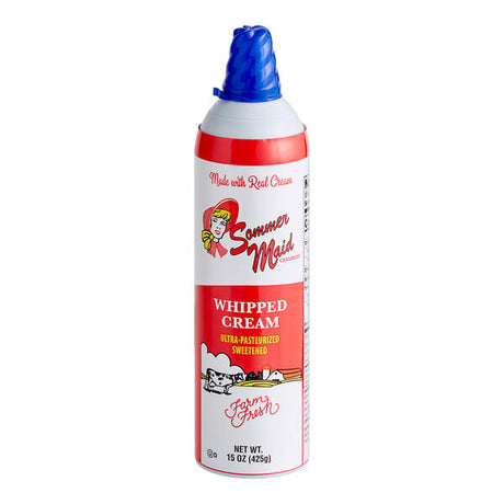 Sommer Maid 15 oz. Aerosol Whipped Cream Can - 12/Case