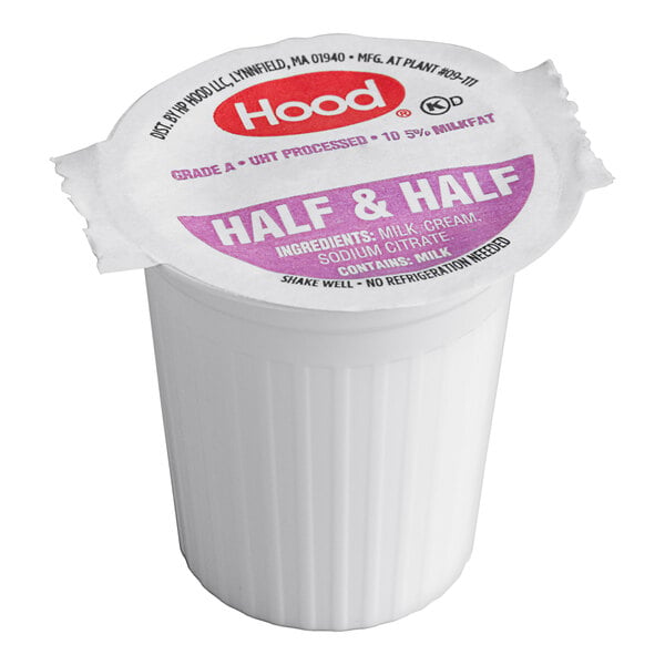 Hood Half & Half Creamer Single Serve Cups - 360/Case