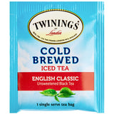 Twinings English Classic Cold Brewed Iced Tea Bags - 120/Case