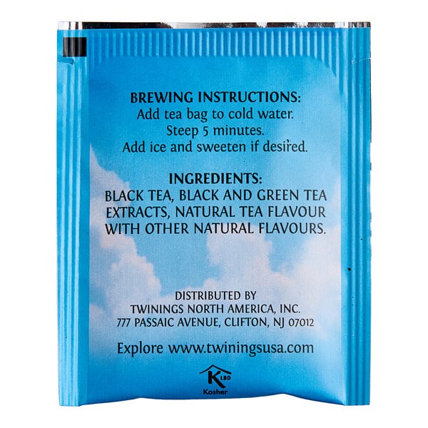 Twinings English Classic Cold Brewed Iced Tea Bags - 120/Case