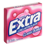 EXTRA® 15-Stick Classic Bubble Gum - 120/Case