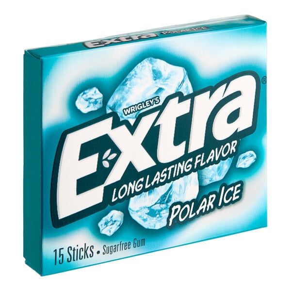 EXTRA® 15-Stick Polar Ice Gum - 10/Pack