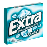 EXTRA® 15-Stick Polar Ice Gum - 10/Pack