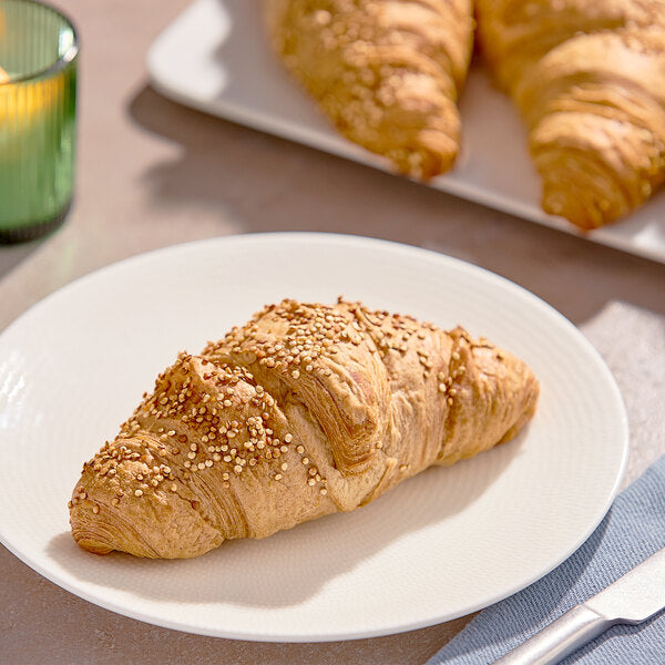 Le Chic Patissier Ready-to-Bake Vegan Spelt Flour and Quinoa Croissant 2.82 oz. - 56/Case