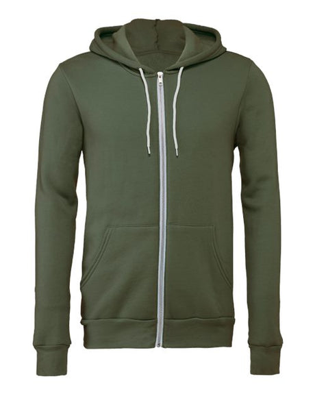 BELLA + CANVAS® Unisex Premium Fleece Full-Zip Sweatshirt - 3739