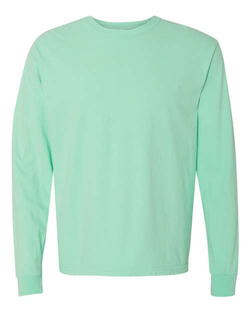 Comfort Colors® Garment-Dyed Heavyweight Crewneck Long Sleeve T-Shirt
