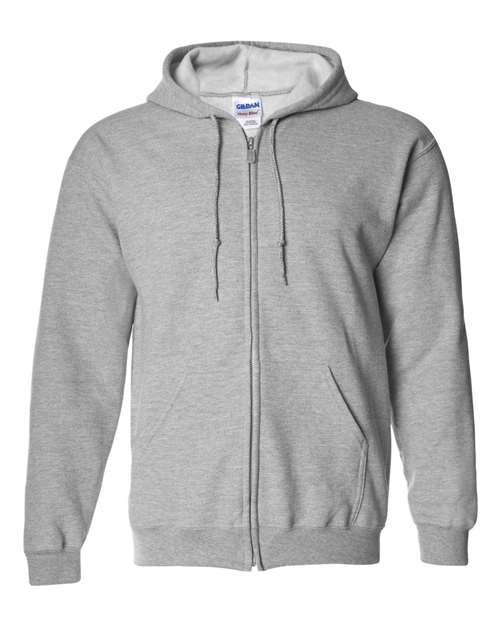 Gildan® Heavy Blend Full-Zip Long Sleeve Hooded Sweatshirt