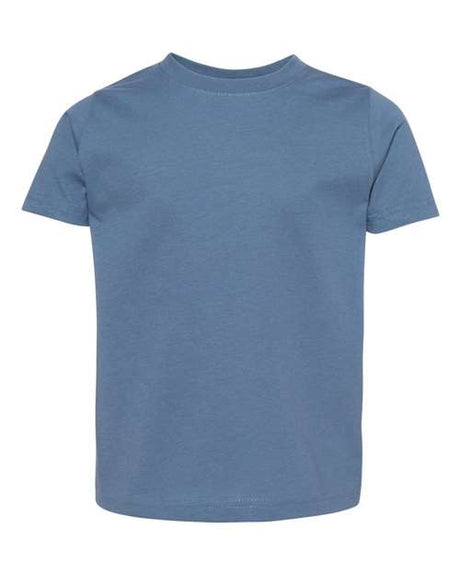 RADYAN® Crewneck Short Sleeve Toddler Fine Jersey Tee