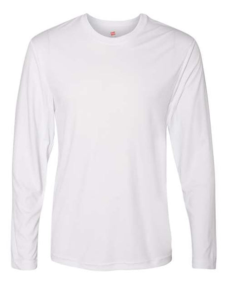 Hanes® Cool DRI Long Sleeve Crewneck Performance T-Shirt