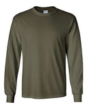 Gildan Ultra Cotton Long Sleeve Crewneck T-Shirt for Men & Women