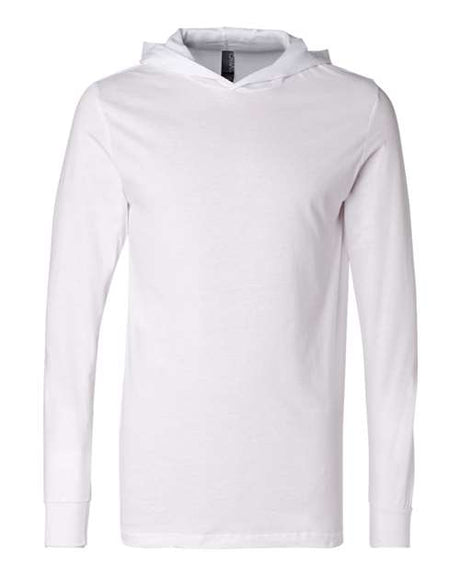 BELLA + CANVAS® Jersey Hooded Long Sleeve Tee