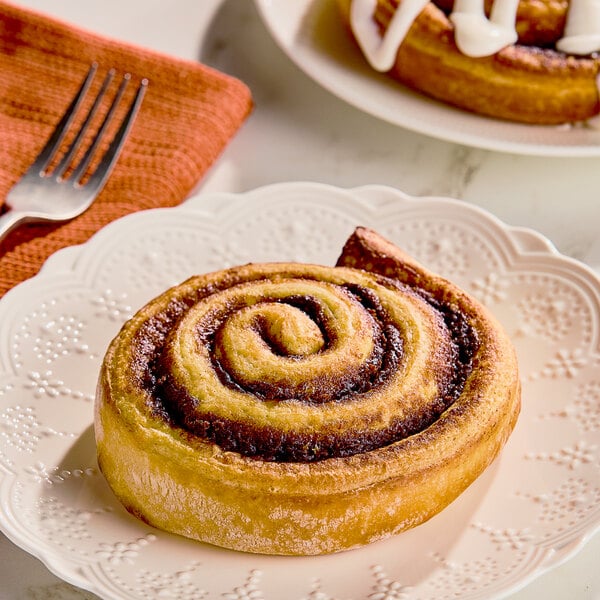 Pillsbury Plus Frozen Cinnamon Roll Dough 4.5 oz. - 90/Case