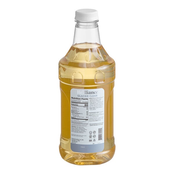 Monin Brilliance Glacier Clear Natural 5:1 Energy Concentrate 64 fl. oz. - 4/Case