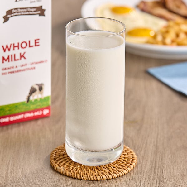 Byrne Whole Aseptic Milk 32 fl. oz. - 12/Case