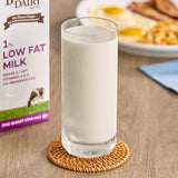 Byrne 1% Low-Fat Aseptic Milk 32 fl. oz. - 12/Case