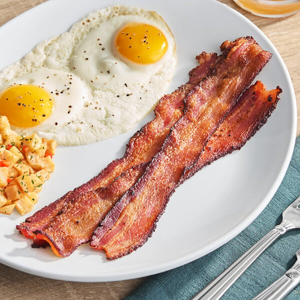Tender Belly 10-12 Count Signature Dry Rub Uncured Sliced Bacon 10 lb.