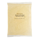 Oringer Neutral Sorbet Base 2.75 lb. Pouch - 12/Case