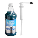 Monin Brilliance Sugar-Free Berry Blue Natural 5:1 Energy Concentrate 64 fl. oz. - 4/Case