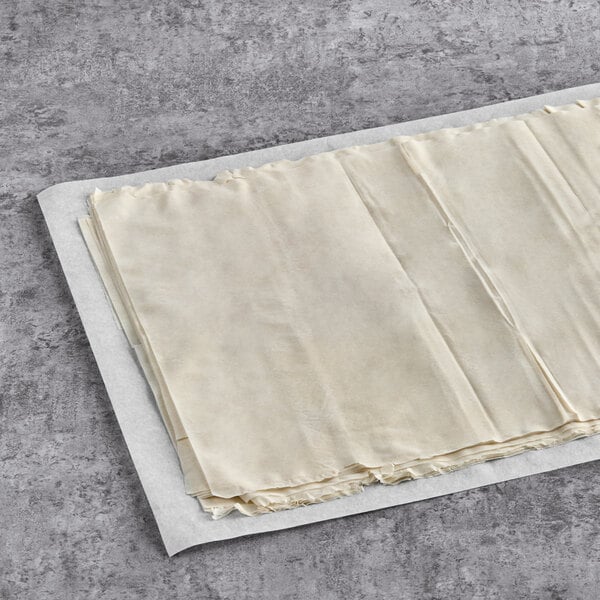 Kontos #7 Fillo Dough 14" x 18" Sheets 1 lb. - 25/Case